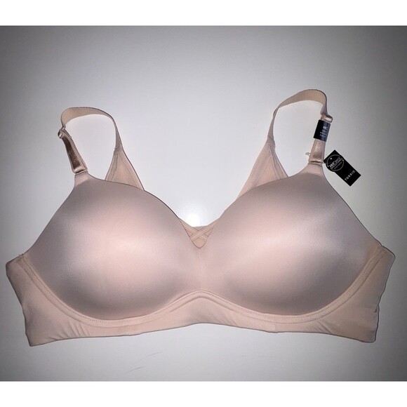 TORRID Wire Free Push Up Solid 360 Back Smoothing Dream Bra 46C NWT Rose Dust - Picture 1 of 9